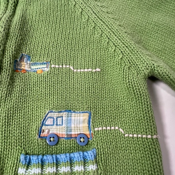 ⭐️$5 Baby Boy 6-9 Months Knit Full Zip Cardigan ~ The Children’s Place - Picture 4 of 6